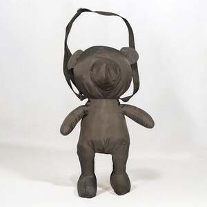 SHEIN Dark Gray Bear Backpack